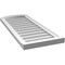 Ekena Millwork Arch Top Surface Mount PVC Gable Vent: Functional, w/ 2"W x 2"P Brickmould Sill Frame, 16"W x 38"H GVPAR16X3803SF - alternate 4
